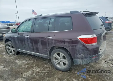 2012 Toyota Highlander Limited z USA, uszkodzony, nr VIN 5TDDK3EH9CS116035